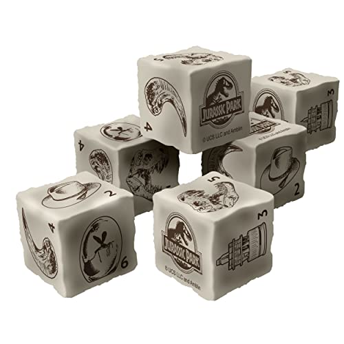 Set Dados Jurassic Park Premium X6