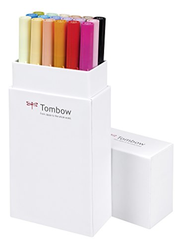 Set De 18 Rotuladores Dual Brush Colores Secundarios Tombow