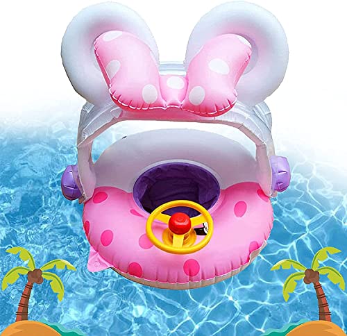 Shengruili Anillo de natación Inflable para bebé,Asientos Apto para niños de 6 a 36 Meses,Flotador