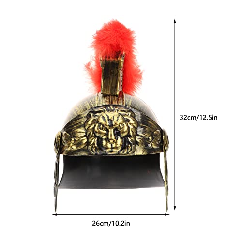 SHERCHPRY 2 Piezas Sombrero Samurai Casco Romano Hombres Adultos Casco Espartano Casco Espartano Adulto Armadura Romana Casco De Guerrero Espartano Vestidos Medievales Sombrero De Hombre