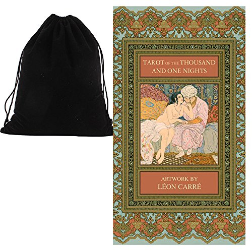 Shop4top Tarot de las mil y una noche cartas baraja y bolsa