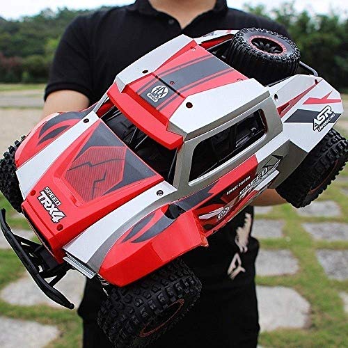 SIGBOM Carga de Control Remoto de Alta Velocidad Buggy Race Mini RC Car Vehicle All Terrain Super Large 1/18 Alloy Cars 2.4GHz Radio Control Monster para niños Crawlers Chariot Child