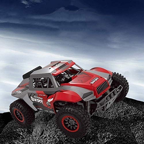 SIGBOM Carga de Control Remoto de Alta Velocidad Buggy Race Mini RC Car Vehicle All Terrain Super Large 1/18 Alloy Cars 2.4GHz Radio Control Monster para niños Crawlers Chariot Child