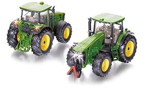 siku 6881, Tractor teledirigido John Deere 8345R, 1:32, Incl. mando a distancia radiocontrol, Metal/Plástico, Verde, Funciona con pilas, Compatible con accesorios