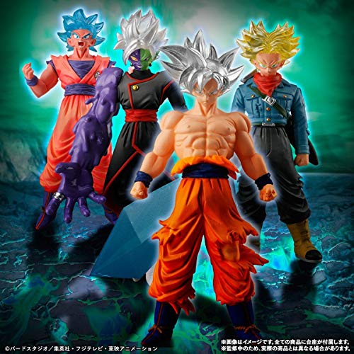 Silver Edition Premium HG - Juego de figuras de dragón con figuras de dragón de Trunks Goku zamasu Zamas Ultra Instinct