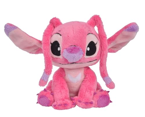 Simba Disney Angel de Lilo y StitCh - PeluChe, 25 Cm, adeCuado para todas las edades, Color rosa (6315876954)