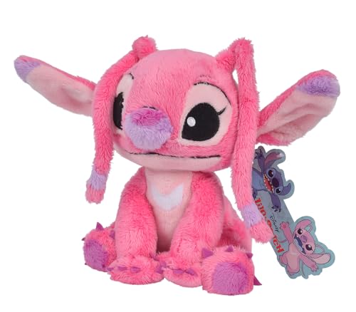 Simba Disney Angel de Lilo y StitCh - PeluChe, 25 Cm, adeCuado para todas las edades, Color rosa (6315876954)