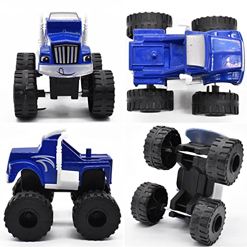 simyron Blaze y los Monster Machines Juguetes Monster Truck Juguetes para Niños Juego de 6 Camiones de Monster Machines para niños Blaze Truck Vehículos Juguetes Regalos para niños Paquete de 6