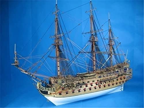 SIourso Maquetas De Barcos para Montar Kits De Montaje De Modelo De Barco Clásico DIY 1:50 Armada Invencible El Modo De Barco De Guerra De San Felipe Modelo De Barco De Decoración