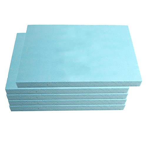 SM SunniMix Paquete de 5 láminas de Espuma Azul de Densidad Diorama Base de construcción Hobby artesanías 295x395x20mm