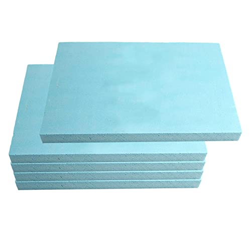 SM SunniMix Paquete de 5 láminas de Espuma Azul de Densidad Diorama Base de construcción Hobby artesanías 295x395x20mm