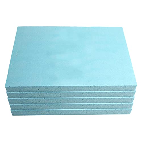 SM SunniMix Paquete de 5 láminas de Espuma Azul de Densidad Diorama Base de construcción Hobby artesanías 295x395x20mm