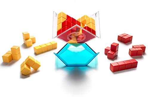 SmartGames Cube Duel - un juego de estrategia 3D para 2 jugadores con modo de 1 jugador a partir de 10 años - Adulto