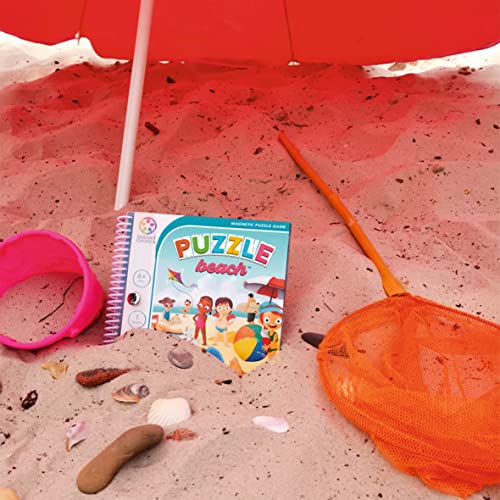 Smartgames-Puzzle Beach | Rompecabezas Niños | Juegos Educativos 6 Años O Más | Juegos De Mesa Niños 6 Años O Más | Magnetic Book | Regalos Para Niños