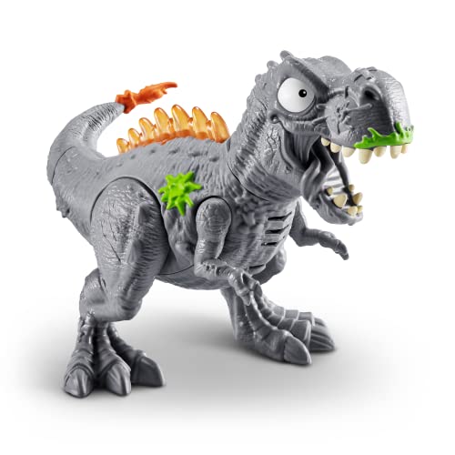 Smashers Mega Jurassic Light Up Dino Egg de ZURU, T-Rex, Huevo Coleccionable con más de 25 sorpresas, volcán, Juguete fósil, Juguetes de Dinosaurio, Juguete T-Rex para niños y niños, (T-Rex)