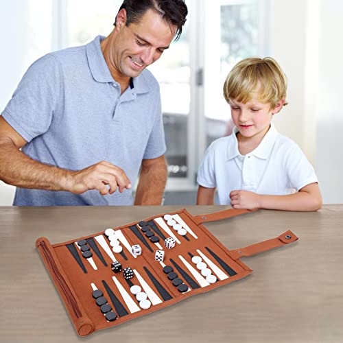 smashing 5 Pcs Backgammon,Juegos Plegables Backgammon para niños | Juego Juegos Mesa Tradicionales Accesorios para Estrategia Pensamiento lógico para niños