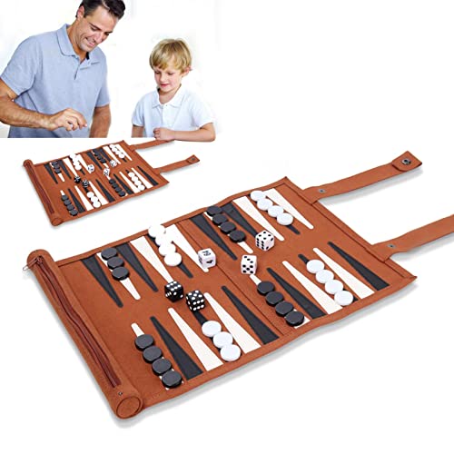 smashing 5 Pcs Backgammon,Juegos Plegables Backgammon para niños | Juego Juegos Mesa Tradicionales Accesorios para Estrategia Pensamiento lógico para niños