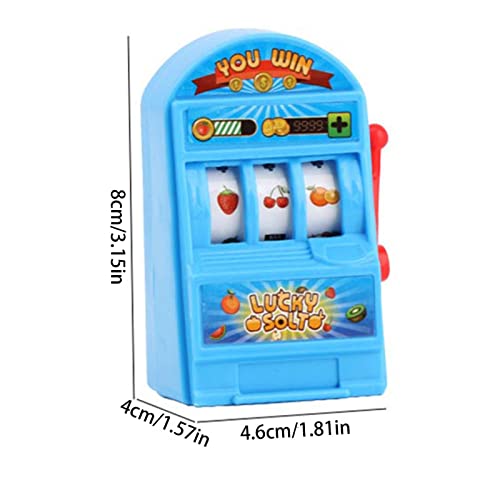 smashing Máquina de juegos de azar | Lucky Slot Toy Machine Bank con mango giratorio,Regalo de juguete de mesa electrónica al azar realista para niños, amigos, familia