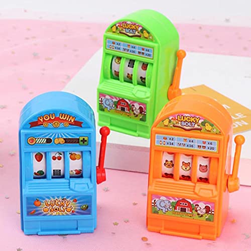 smashing Máquina de juegos de azar | Lucky Slot Toy Machine Bank con mango giratorio,Regalo de juguete de mesa electrónica al azar realista para niños, amigos, familia