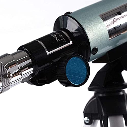 Space Astronomic for Beginners Adults 50mm Astronomical Refractor Telescopes Children Spotting Scope with Eyepieces Trip Nice Family (C)