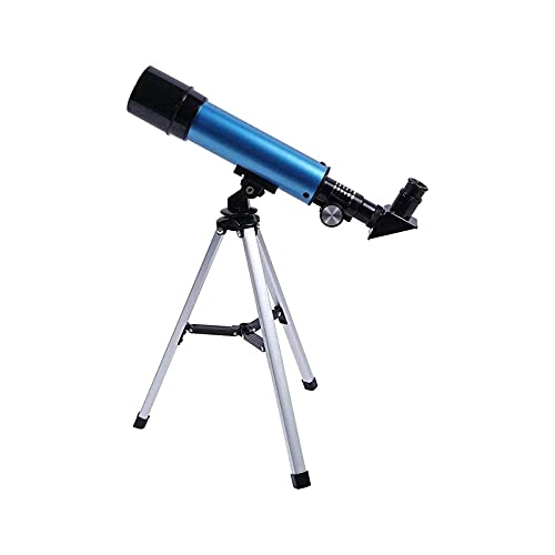 Space Astronomic for Beginners Adults 50mm Astronomical Refractor Telescopes Children Spotting Scope with Eyepieces Trip Nice Family (C)