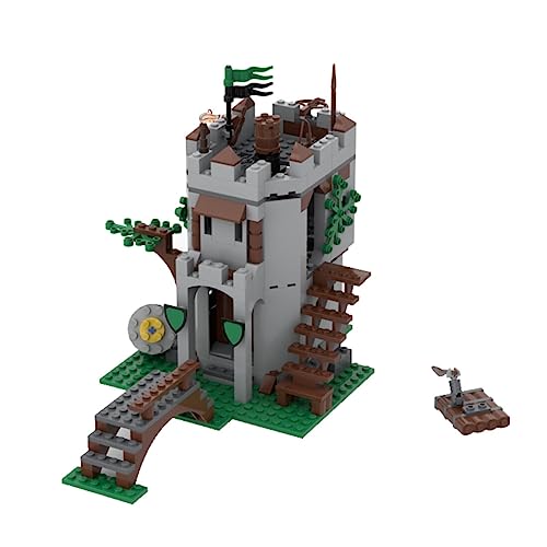 Spicyfy Castillo medieval, 1066 + piezas Ritterburg Bauklötze MOC Set Modellbauklötze MOC Set Spielzeug für Kinder und Erwachsene Castle Haus Bauatz Modell Kompatibel mit Lego