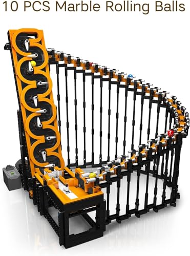 SPIRITS 26008 Great Ball Contraption Harp Track Building Kits, Harp Track Blocks Toys with XL Motor, Gift Toy for Kids Age 8+ /Adult Collections Enthusiasts(1508 Pieces)