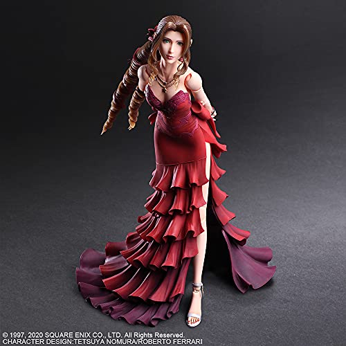 Square Enix Final Fantasy VII - Remake Play Arts Kai Aerith Gainsborough Vestido, Negro