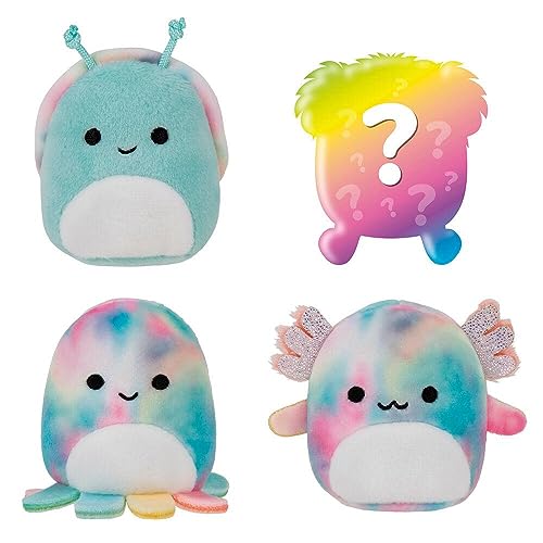 Squishmallows Squishville Fantasy Squad - Juego de 4 mini peluches de 2 pulgadas (escuadrón fantasía)