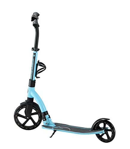 STAR-SCOOTER® Patinete 230mm Premium Big Wheel Plegable, para Adultos y niños Desde Aprox. 8 años Ultimate Edition Azul