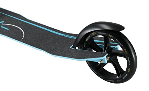 STAR-SCOOTER® Patinete 230mm Premium Big Wheel Plegable, para Adultos y niños Desde Aprox. 8 años Ultimate Edition Azul