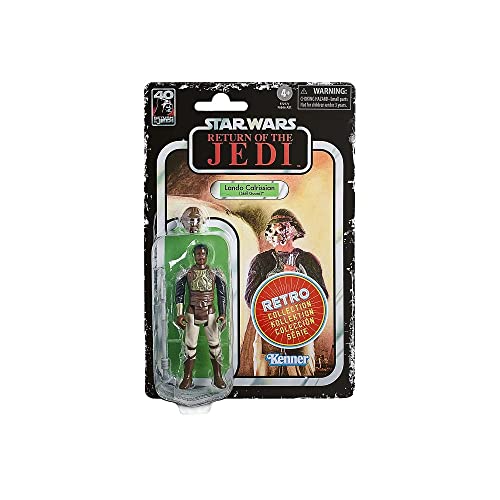 Star Wars Colección Retro - Lando Calrissian (Guardia de esquife) - Figura de colección a Escala de 9,5 cm Retorno del Jedi - Edad: A Partir de 4 años