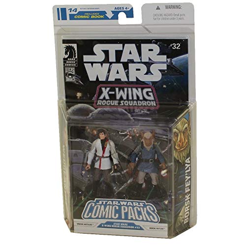 Star Wars Comic Packs: Star Wars #32 - Wedge Antilles and Borsk Feylya Action Figures