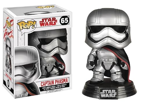 Star Wars - Figuara de Vinilo: Pop! Bobble E8 TLJ: Captain Phasma