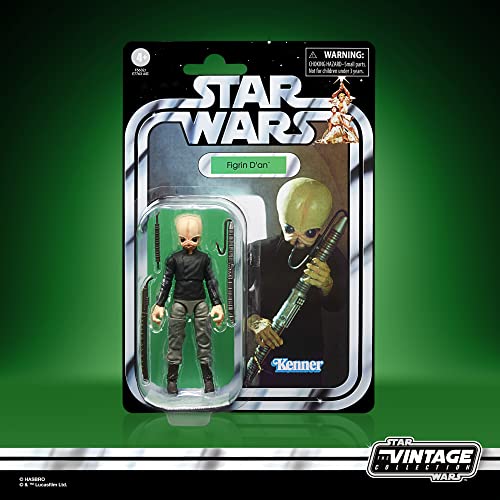 Star Wars Hasbro colección Vintage - Figrin D’an - Figura de acción a Escala de 9,5 cm deStar Una Nueva Esperanza - Edad: 4+, F5632