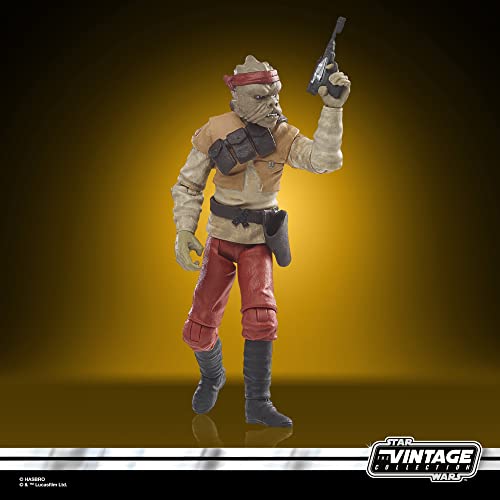 Star Wars Hasbro colección Vintage - Kithaba (Skiff Guard) - El Retorno del Jedi - Figuras de acción a Escala de 9,5 cm, F7338