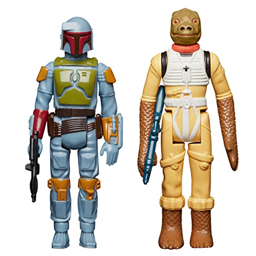 Star Wars La colección Retro - Pack Doble Especial de cazarrecompensas Boba Fett y Bossk - Juguetes a Escala de 9,5 cm Imperio contraataca