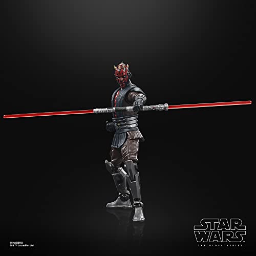 Star Wars The Black Series Darth Maul Toy - Figura de acci n coleccionable de The Clone Wars de 6 pulgadas, juguetes para ni os a partir de 4 a os