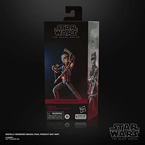 Star Wars The Black Series - Omega (Equipo Mercenario) - Figura de acción de 15 cm de Star Wars: The Bad Batch