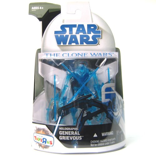 Star Wars The Clone Wars Holographic General Grievous figure