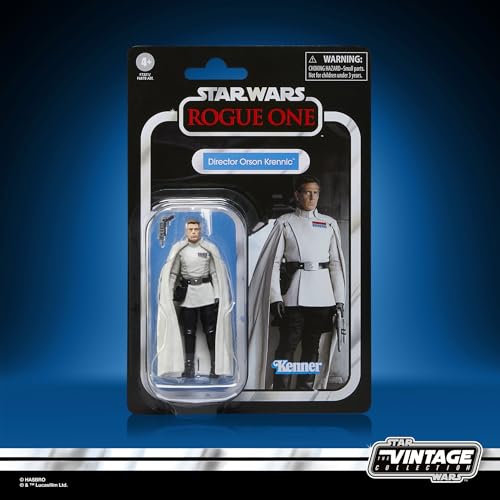 STAR WARS The Vintage Collection Director Orson Krennic, Rogue One: A Story - Figuras de acción coleccionables de 3.75 pulgadas, a partir de 4 años