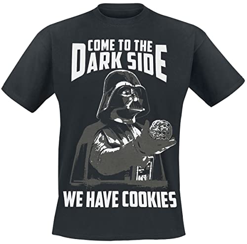 Star Wars We Have Cookies Hombre Camiseta Negro M 100% algodón Regular