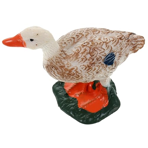 STOBOK 5 Piezas Modelo De Patito De Simulación Micro Adorno De Paisaje Jardines De Hadas Animales Estatuilla Animal De Mesa Modelo Mini Pato Cisne Mudo Cloruro De Polivinilo Escritorio