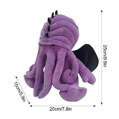 Storaffy Pulpo Cthulhu | Peluches Pulpo Terror 25 cm | Muñeca Pulpo Cthulhus Peluche | Goth Cthulhu Octopus Plush Pillow Toys Decoración para el hogar Favores Fiesta