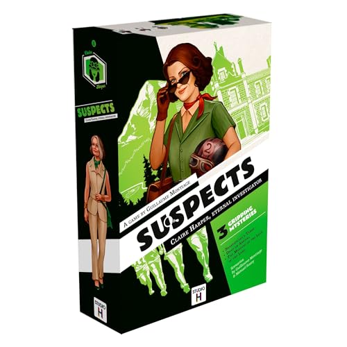 STUDIO H Suspects: Eternal Detective Claire Harper | Juego de misterio para familias | Juego de detectives | 1 a 6 jugadores | 60 minutos