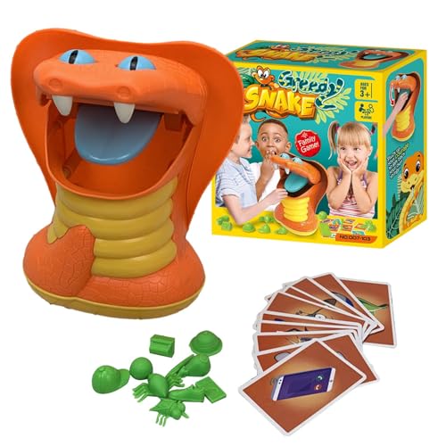 Suphyee Rattle Heist Game | Rattlesnake Toy Game,Round Smooth Scary Rattlesnake Spooky Toy,Tricky and Scary Snake Game,Spooky Scary Decompressionn Snake Toy,Stress Relieff for Kids Adults Boys Girls