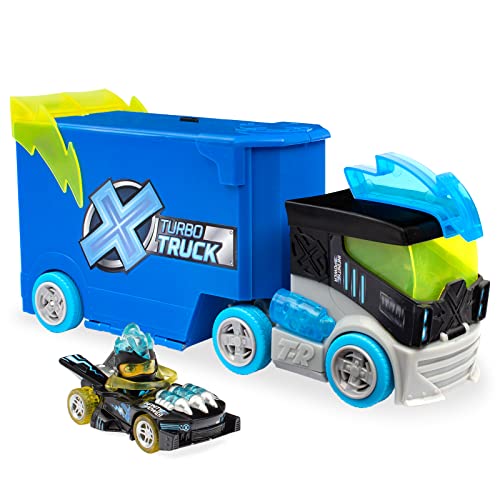 T-RACERS Turbo Truck – Camión de X-Racer con 1 piloto X-Racer y 1 vehículo X-Racer exclusivos