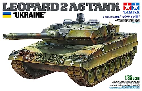 Tamiya 25207 1:35 BW KPz Leopard 2 A6 (3) Ukr. - Modelo del Kit, Kit de plástico, Kit de Montaje, Kit del Tanque