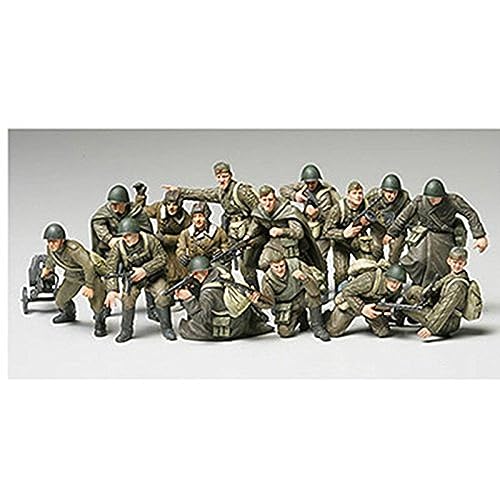 TAMIYA 300032521 – 1: 48 WWII Figuras Juego de Ruso Infantería