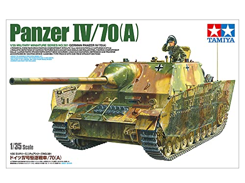 Tamiya 35381 1:35 DT. Jagdpanzer IV/70(A) c. PE - Model Kit, Kit de plástico, Kit para Montar, réplica Detallada, sin Pintar